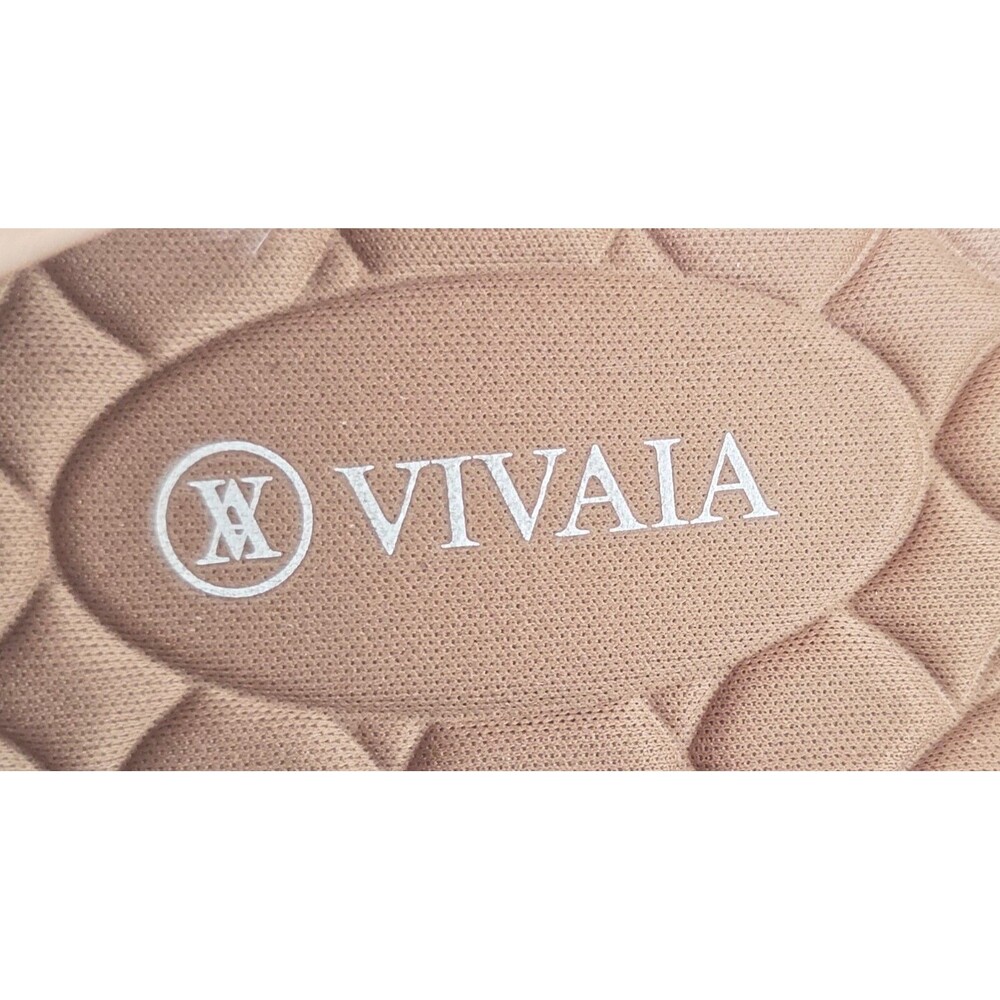 VIVAIA Claire Round Toe Flats Espresso Houndstooth Sz 43 11 Knit Comfort Brown - Picture 3 of 12
